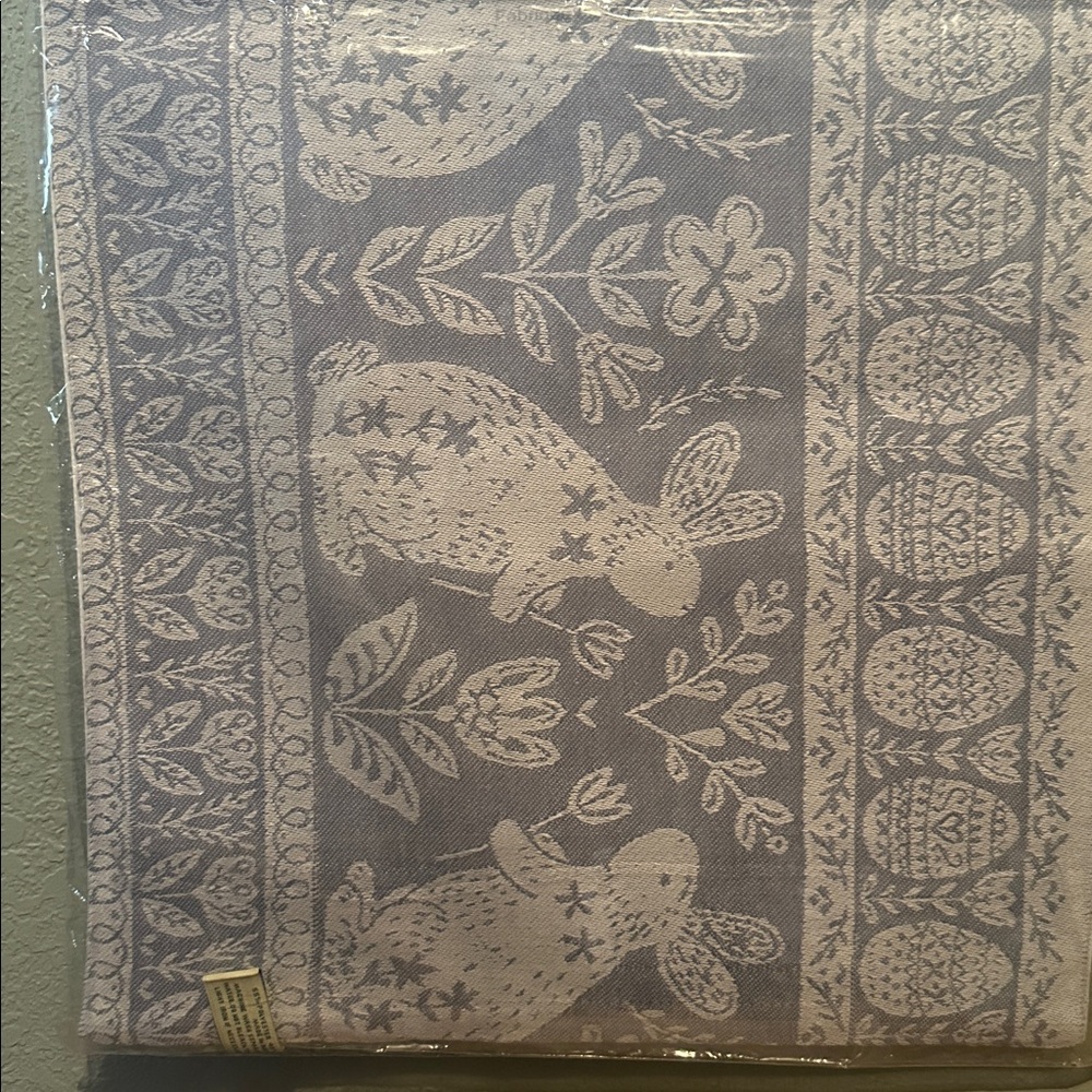 Rachel Ashwell Bunny Easter Spring Table Runner - Picture 5 of 5